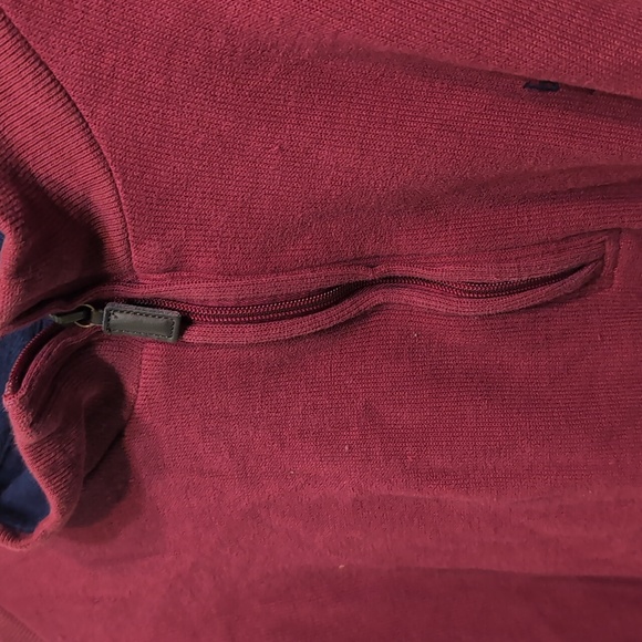 US Polo Association mens red 1/4 zip pullover jacket Size XXL - Picture 2 of 8